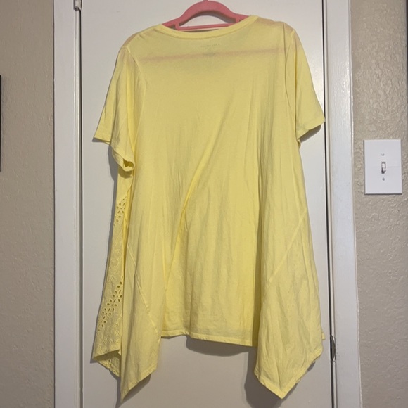 Lane Bryant Yellow Swing Tee - Picture 2 of 4